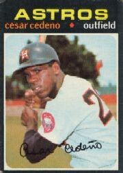 1971 Topps Baseball Cards      237     Cesar Cedeno RC